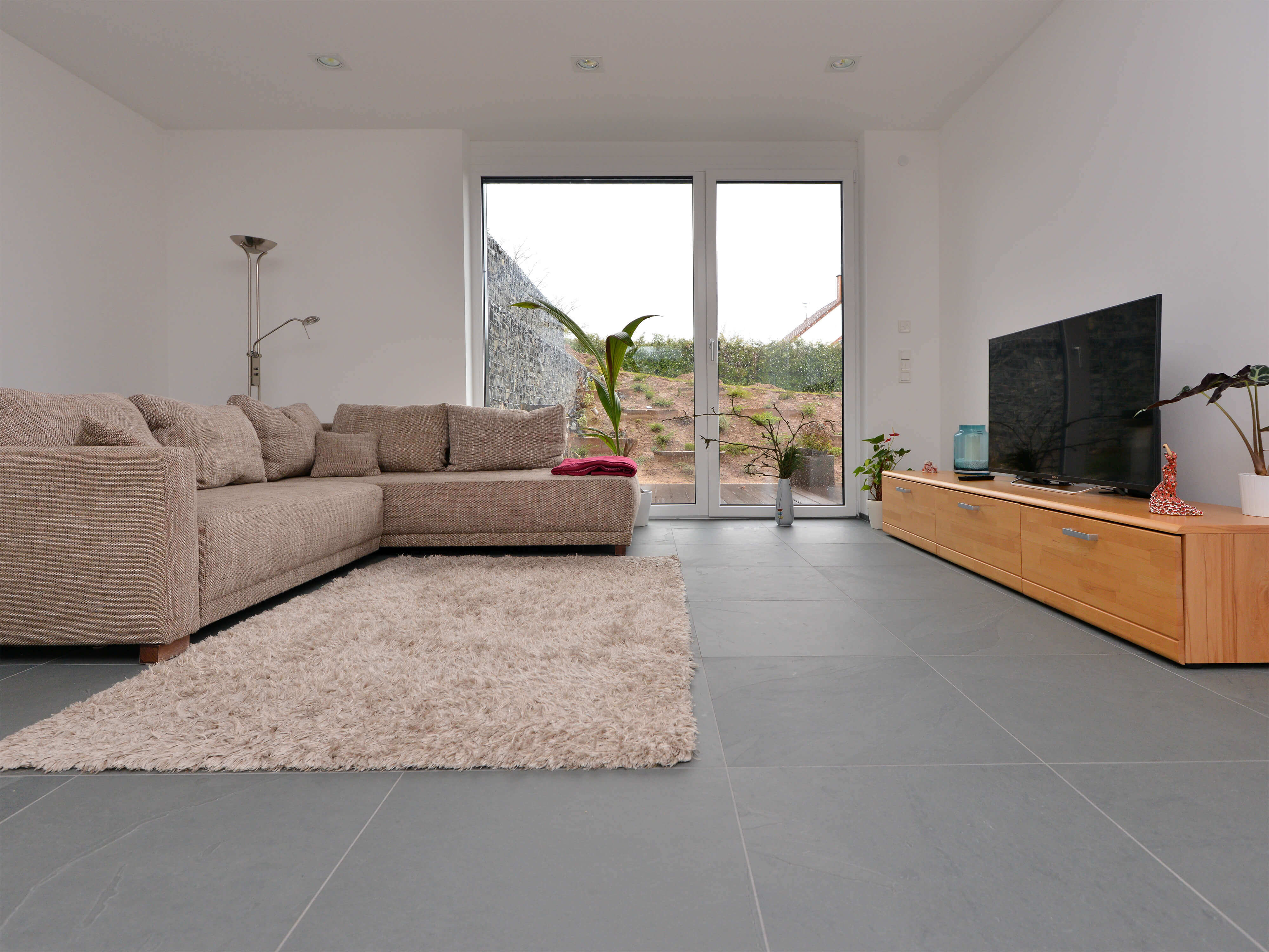 Carrelage Grey Slate, en ardoise affinée stonenaturelle